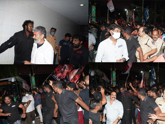 Team RRR Attends Movie Screening